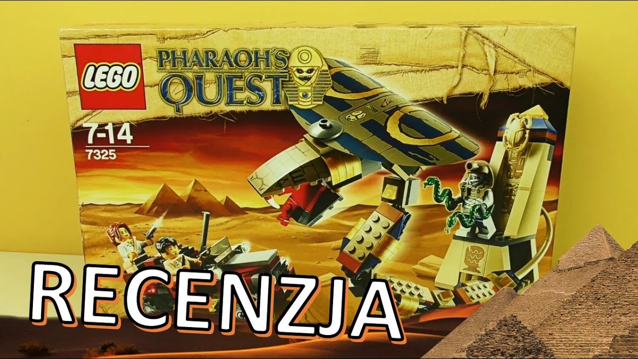 LEGO Pharaoh's Quest Przeklęta statua kobry 7325 / RECENZJA