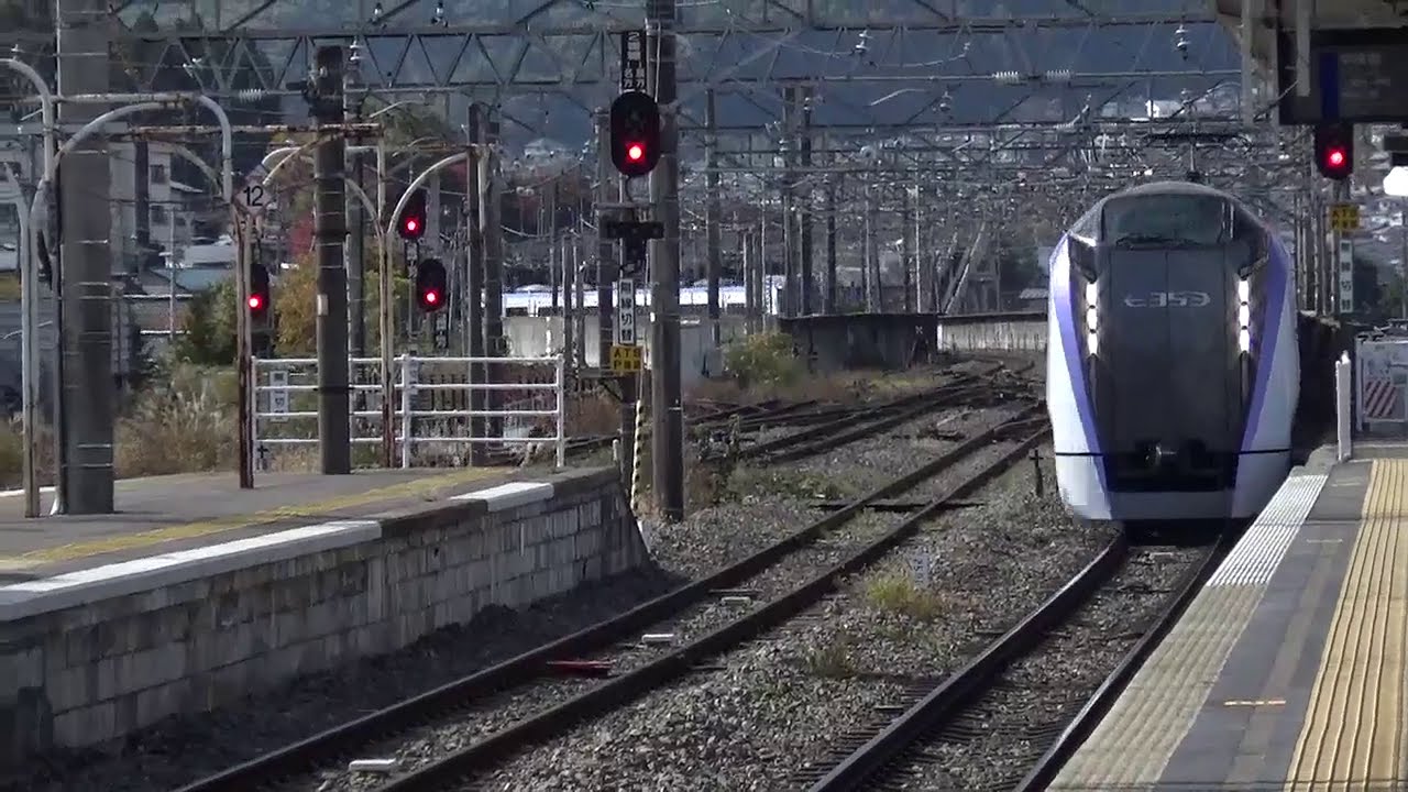 発車ベルが追加！！JR岡谷駅 列車発着・通過シーン集 2020.11.1
