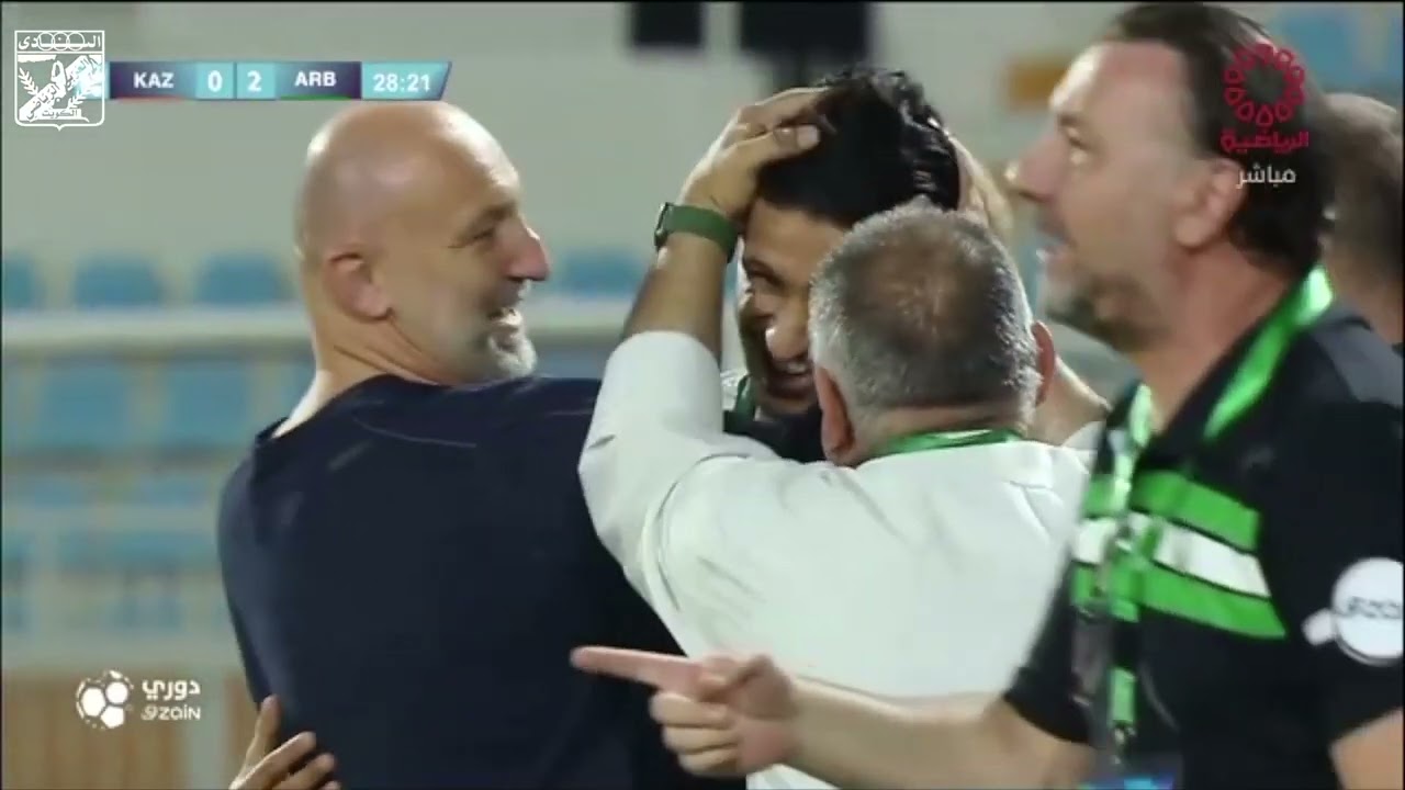 ملخص فوز العربي على كاظمة بنتيجة 3-2 والصعود للمركز الثاني في الدوري