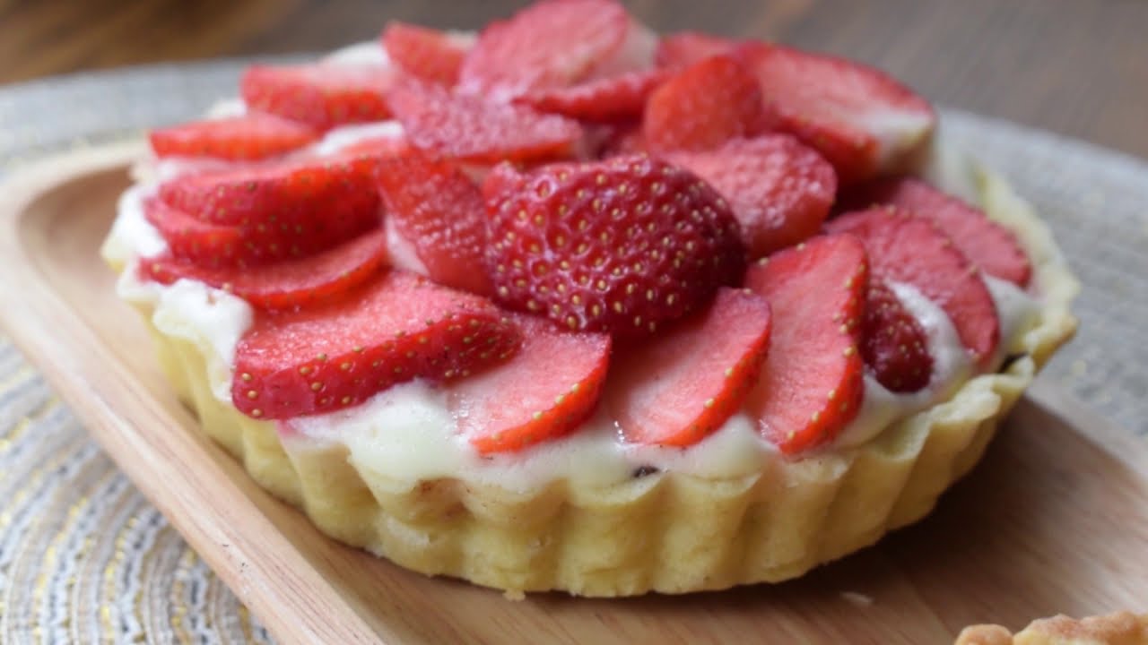 Strawberry Tarts | Easy | VEGAN🍓
