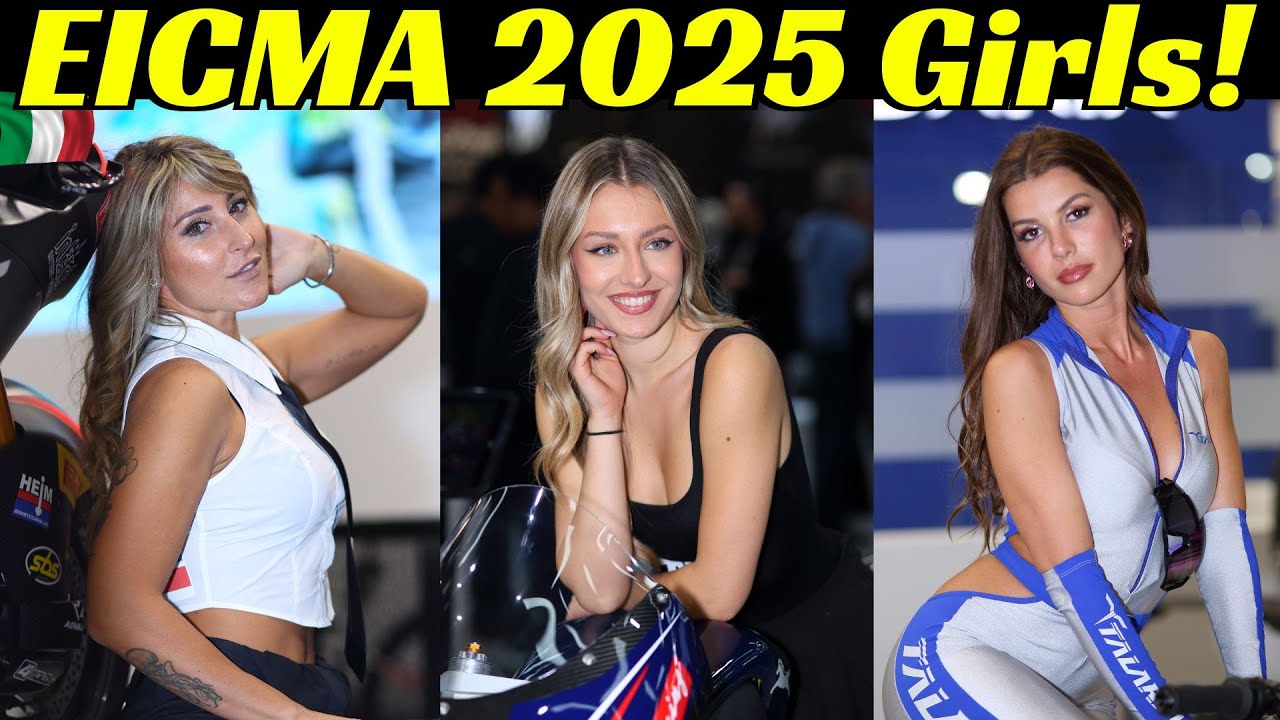 EICMA 2025 Milano, Italy - 💗 Girls, Girls, Girls!!! (Ragazze) - Worldwide Motorcycle Exhibition