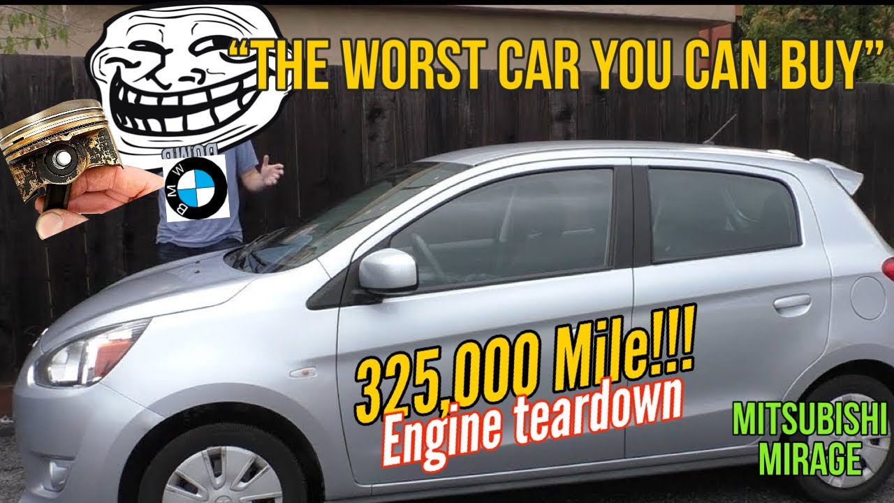 Разборка двигателя Mitsubishi Mirage на 524 000 км