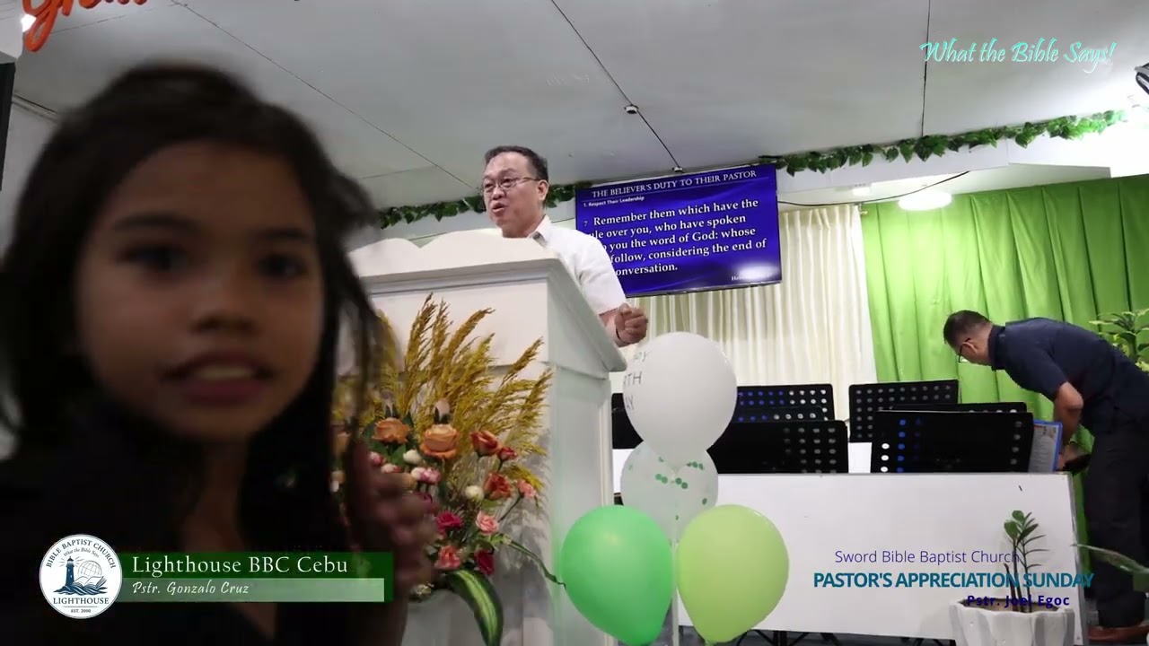 THE BELIEVER’S DUTY TO THEIR PASTOR (Sunday Afternoon (SBBC), January 11, 2026) Pstr. Gonzalo Cruz
