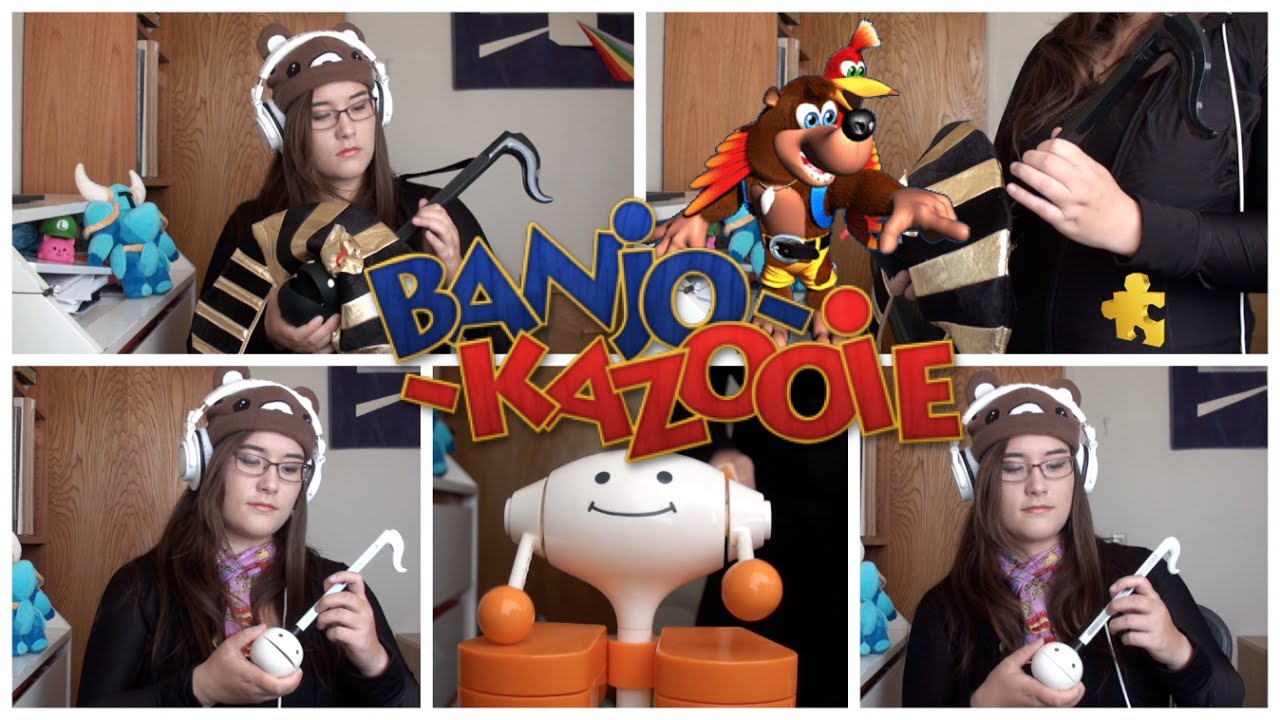 Banjo-Kazooie: Gobi's Valley - Otamatone + Mr. Knocky Cover || mklachu