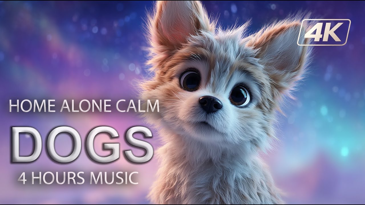 Leave Your Dog Home Alone Without Stress 🐶 4 Hours Anxiety Relief Music