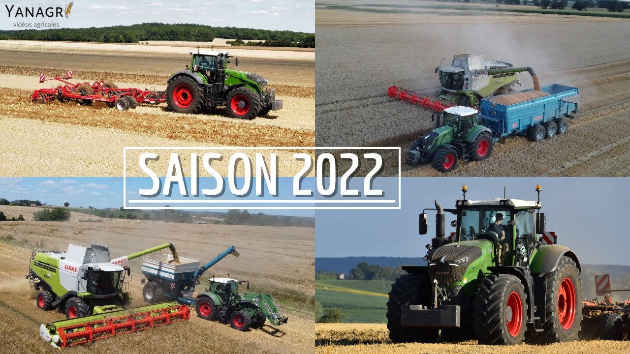 Venez avec moi durant ma saison de moisson et déchaumage en Fendt 1042 ETA CHAUMIER