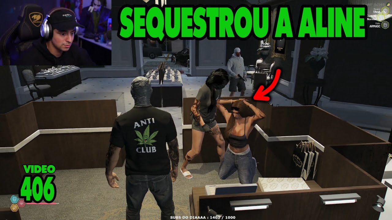 LEVI S3QUESTROU SUA NAMORADA ALINE DEPOIS DO ACONTECIDO! GTA RP