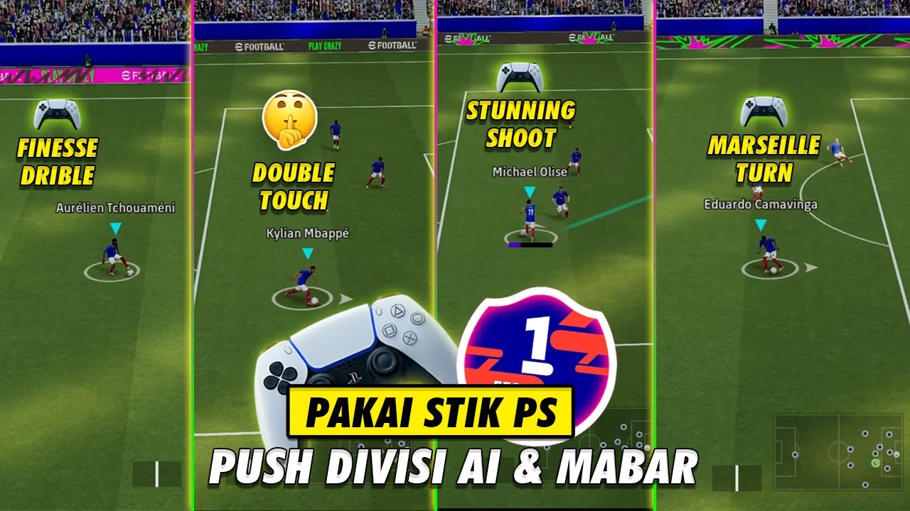 MAIN PAKAI STICK PS 😱 PUSH DIVISI AI & MABAR !!
EFOOTBALL MOBILE 2026