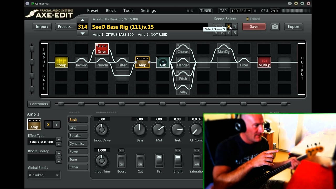Axe Fx II - 3 x Bass Presets FW 15 [SeeD]