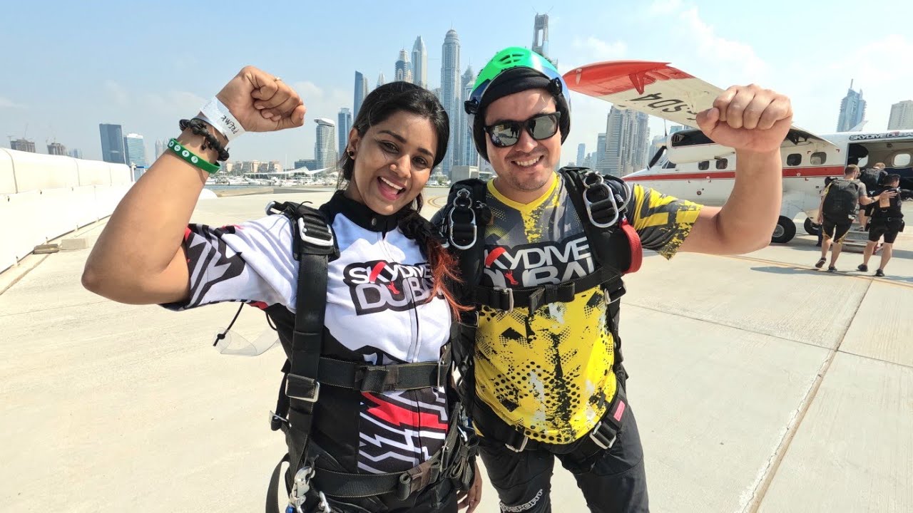 Skydive Dubai | The best adventurous day of my life | Thrilling experience from 13000Ft | Memorable🔥