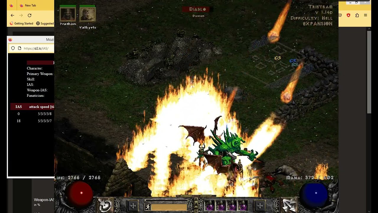 Diablo 2 LoD - Strafe bow Amazon vs Uber bosses