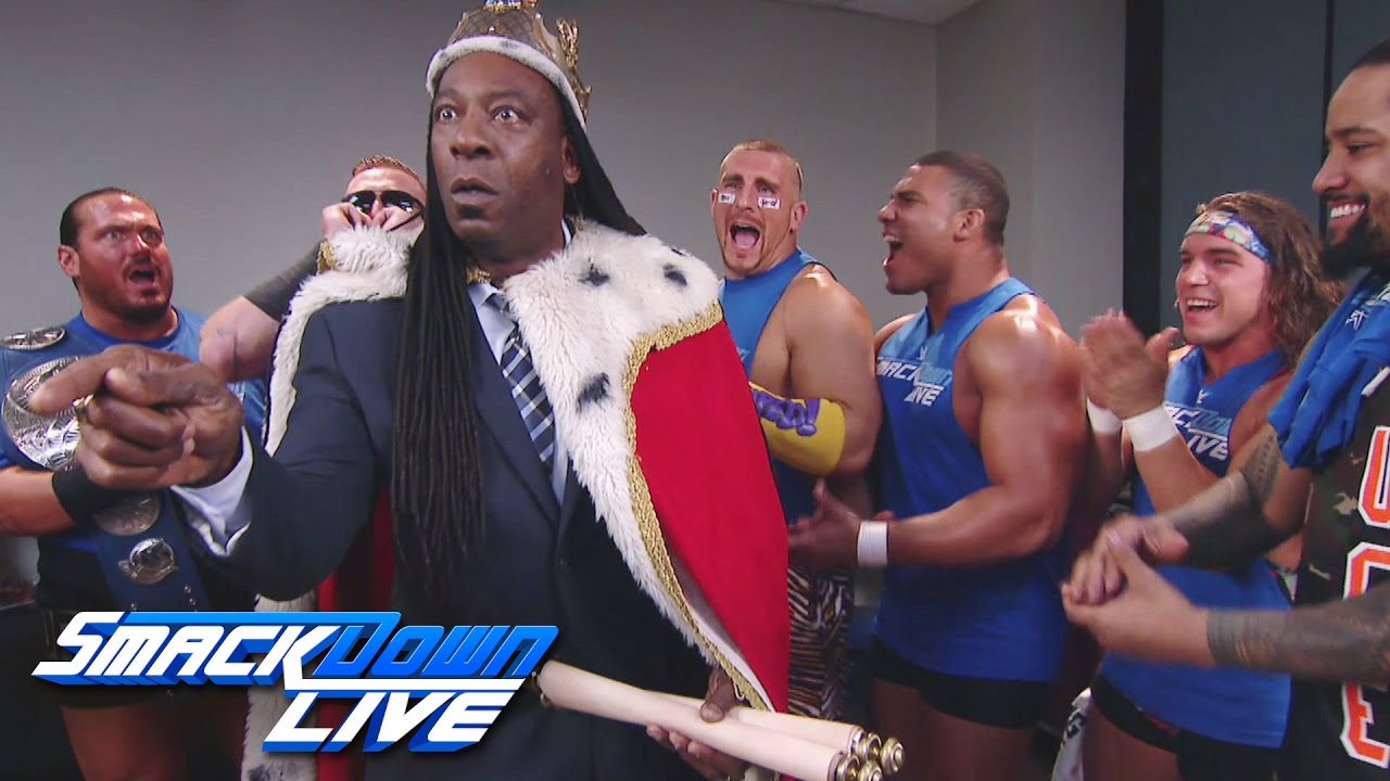 Король Букер появляется, чтобы вдохновить команду на выживание: SmackDown LIVE, 15 ноября 2016 г.