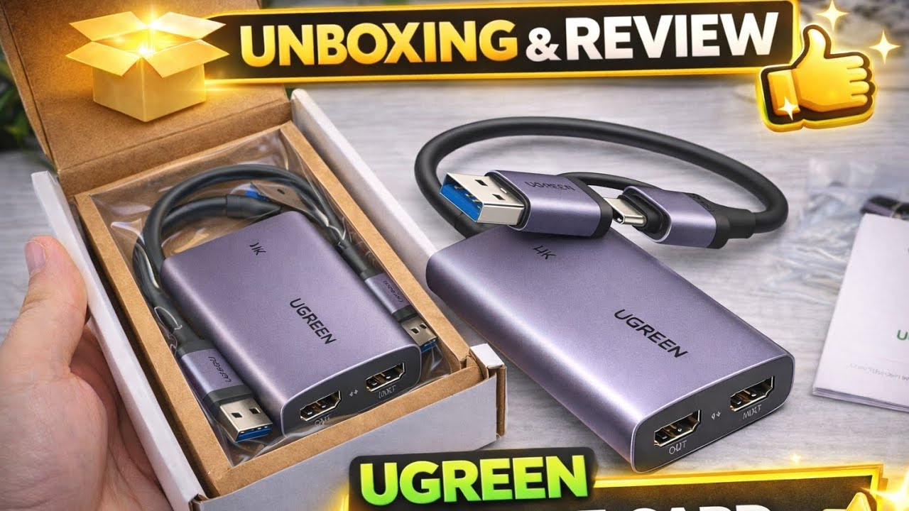 UGREEN Capture Card Unboxing and Review | Epic Reloads 