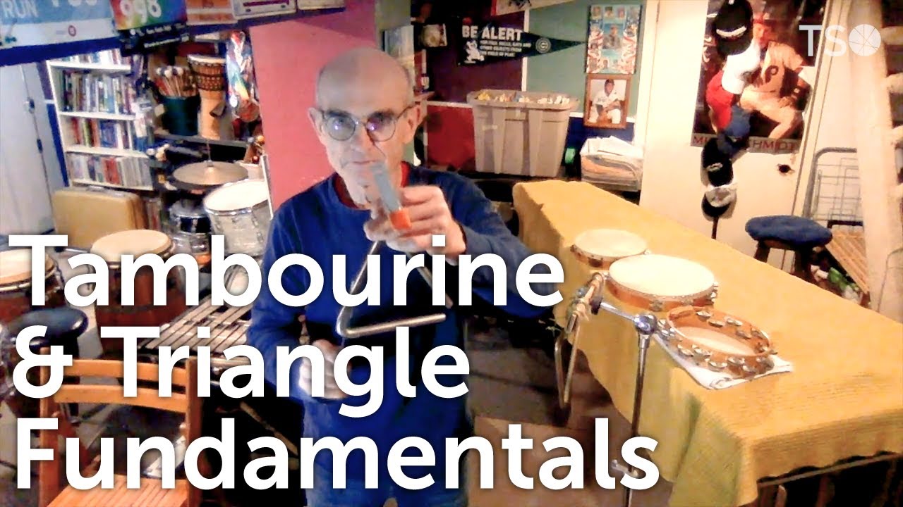 TSOUND ADVICE — Tambourine & Triangle • Learn to play with TSO musicians!
