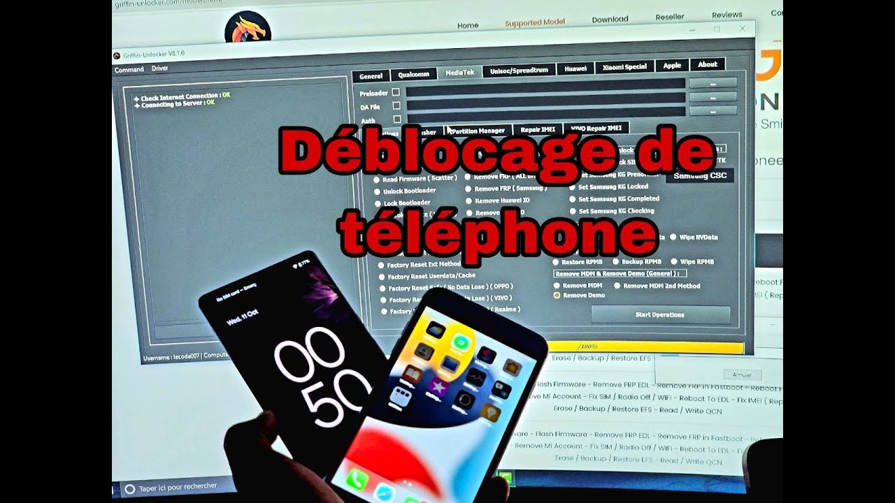 Logiciel de Deblocage de Téléphone Griffin Unlocker -Présentation