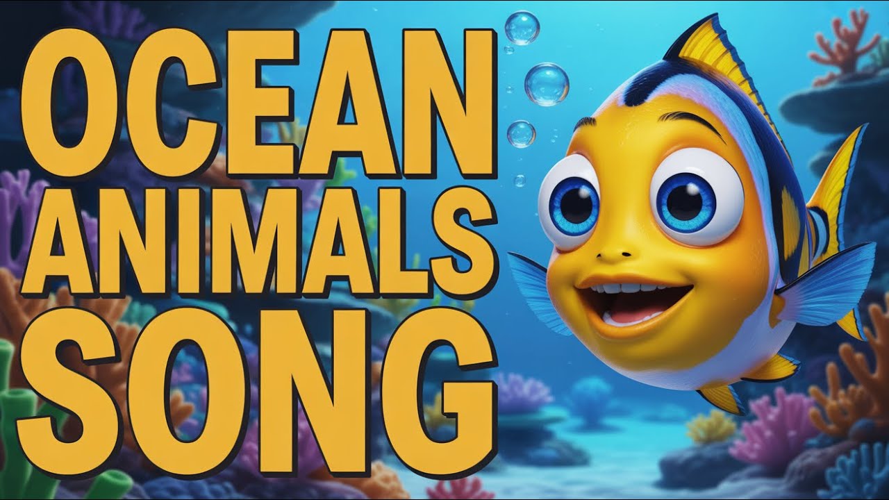 The Cute Fish Song | Kids Music About Swimming, Learning Colors, and Ocean Animals