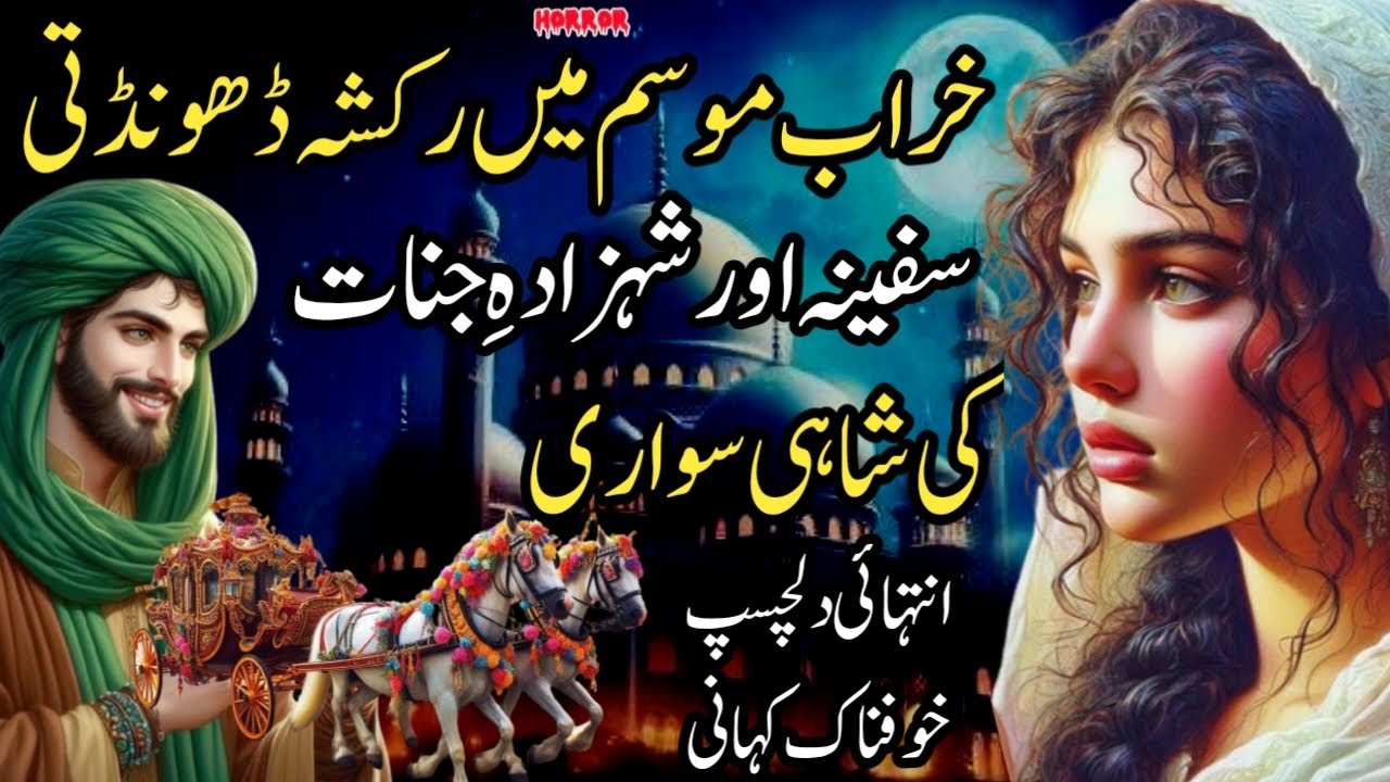 Kharab Mosam Mein Rakshaw Dhondti Safina Or Shehzad Jinnat Ki Shahi Sawari | Dilchasp Khofnak Kahani
