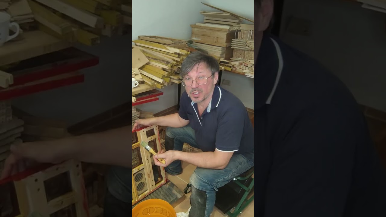 Чем можно покрасить улья внутри 