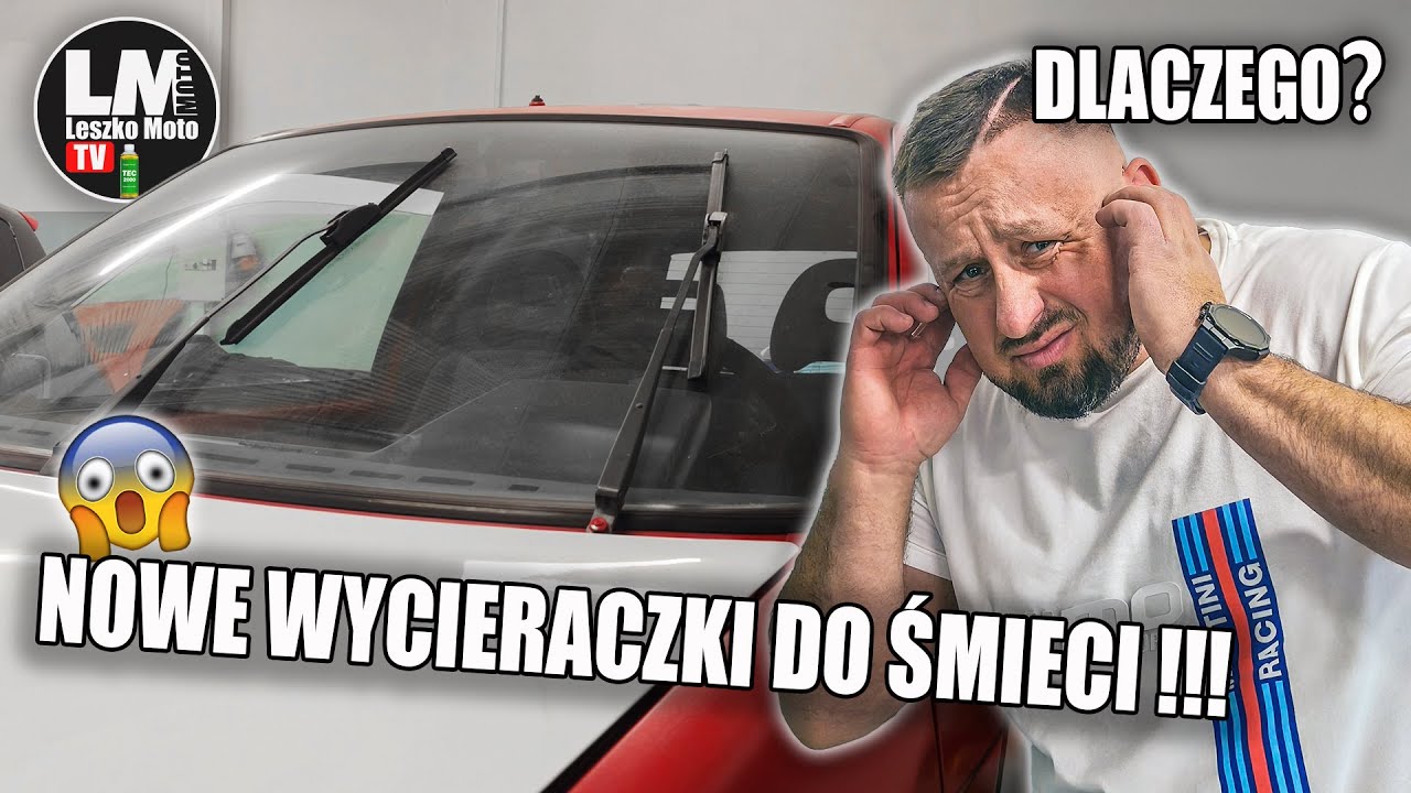 Jak naprawić wycieraczki - dlaczego piszczą skaczą rozmazują i źle zbierają ?!!