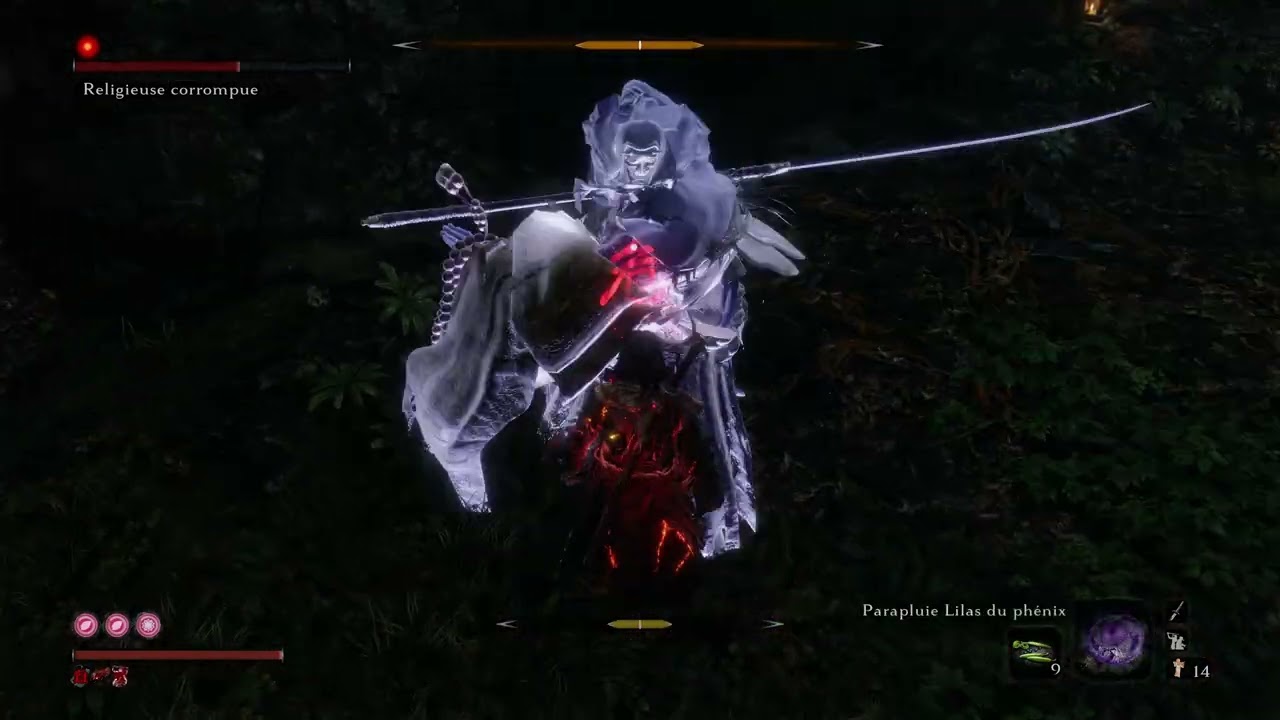 Sekiro - Corrupted Monk (ghost) no damage (charmless + demon bell)