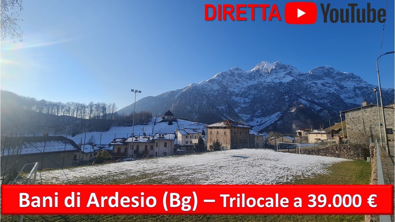 NON PIÙ DISPONIBILE: Diretta da Trilocale a 39.000€ a Bani di Ardesio -Alta Valle Seriana-