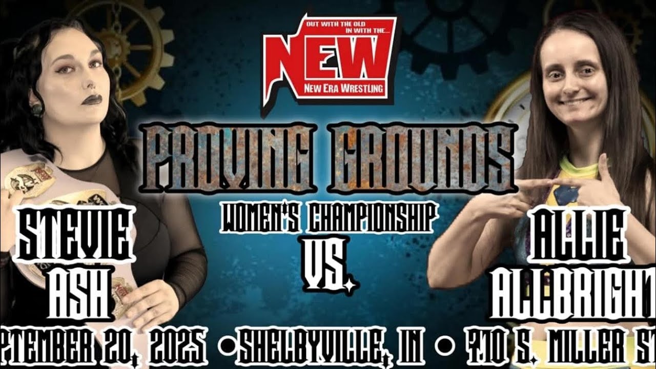Stevie Ash v Allie Allbright @ New Era Wrestling, Shelbyville, IN 9.20.25