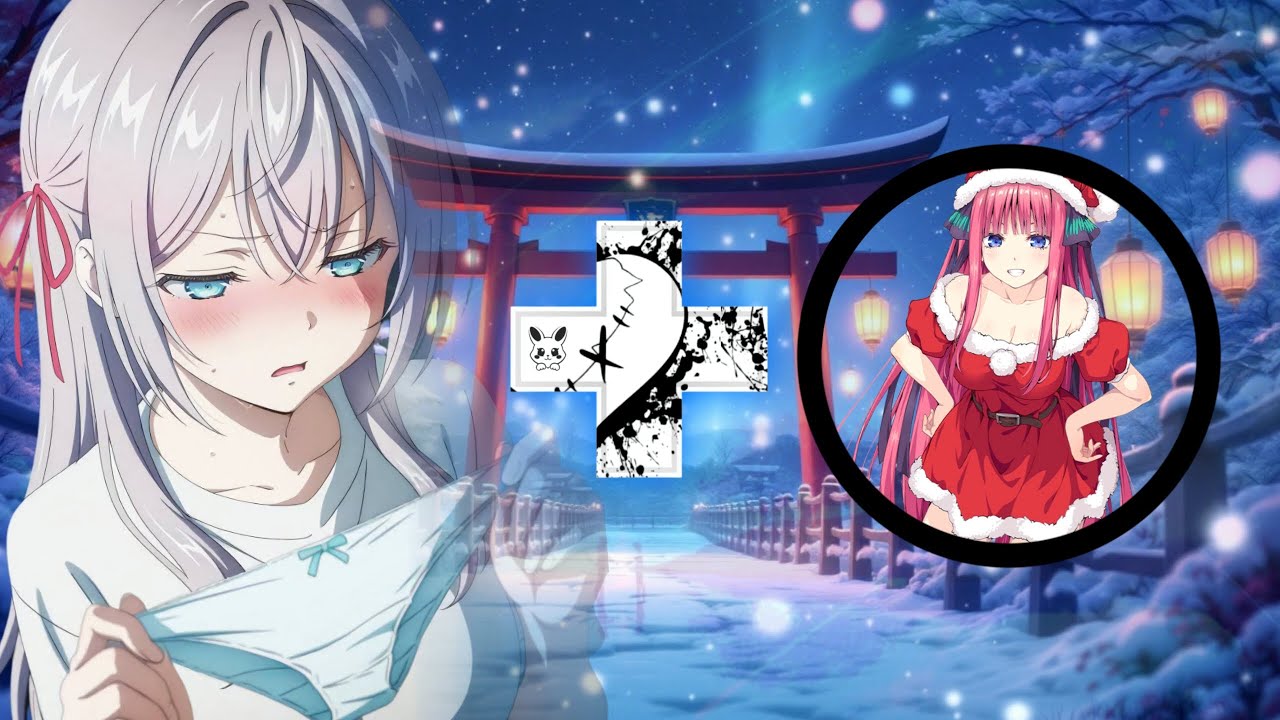 Alya and yuki Characters christmas Mode | kiss Anime | S-Anime