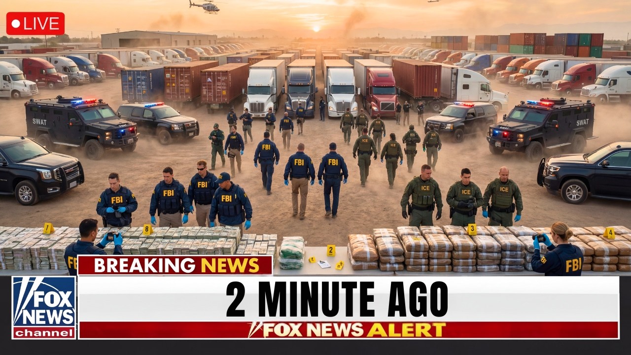 FBI & ICE Raid Sinaloa Cartel Trucking Hub — $370M Cash & 18 Tons Drugs Seized