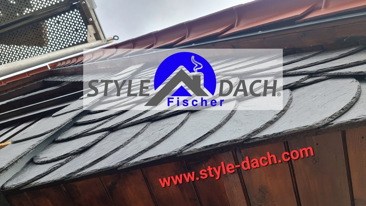 Schiefer an Giebel und Flugsparren - Dachdecker in Dresden