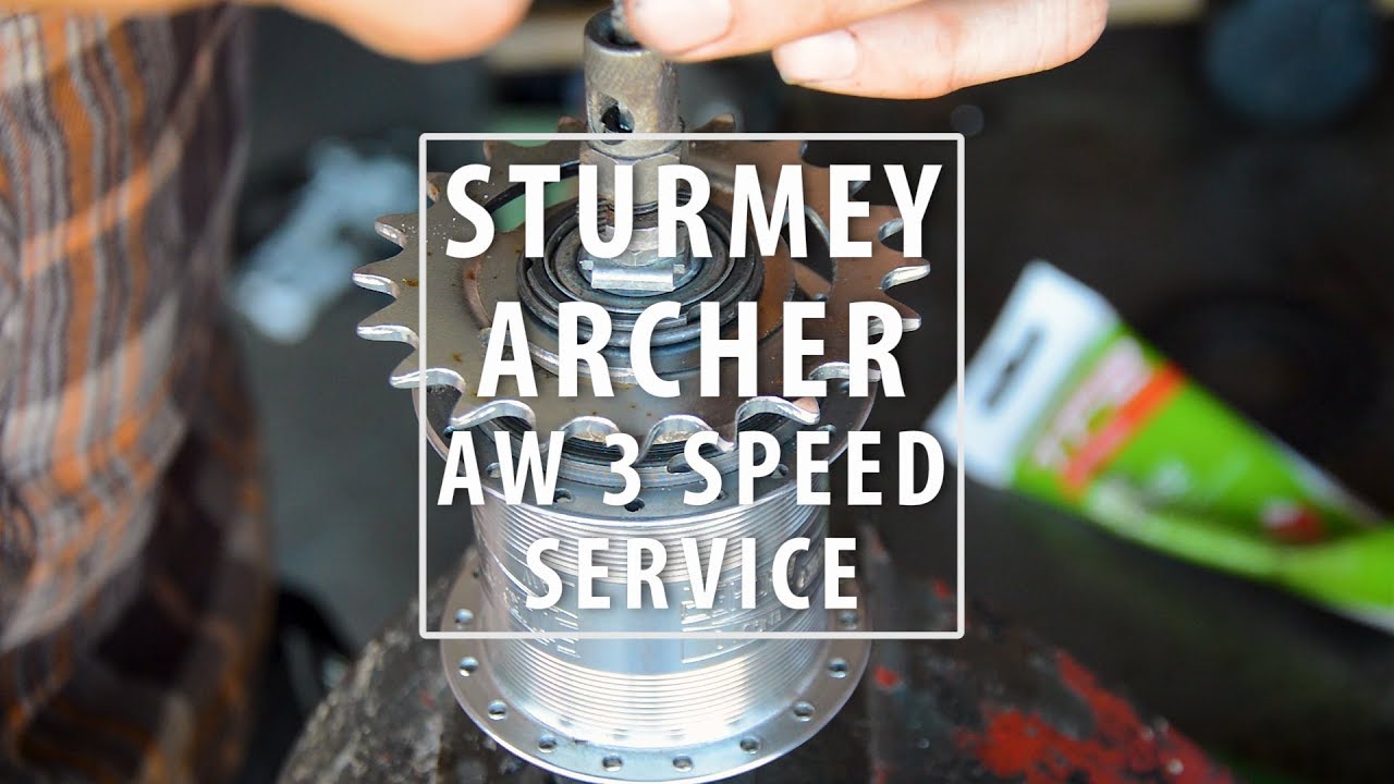 Втулка Sturmey Archer AW 3 Speed ​​Hub — обслуживание подшипников / капитальный ремонт — винтажны...