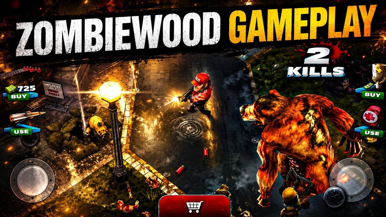 (Android)ZOMBIEWOOD🧟| ULTRA High Graphics Gameplay (2K 60FPS HDR)#androidgames #androidgameplay
