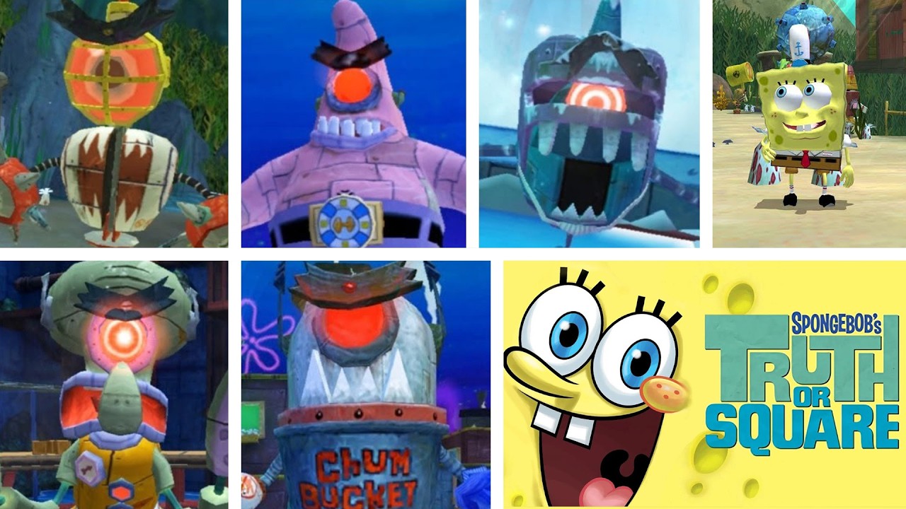 SpongeBob: Truth or Square [XBOX Series X] - All Bosses + End