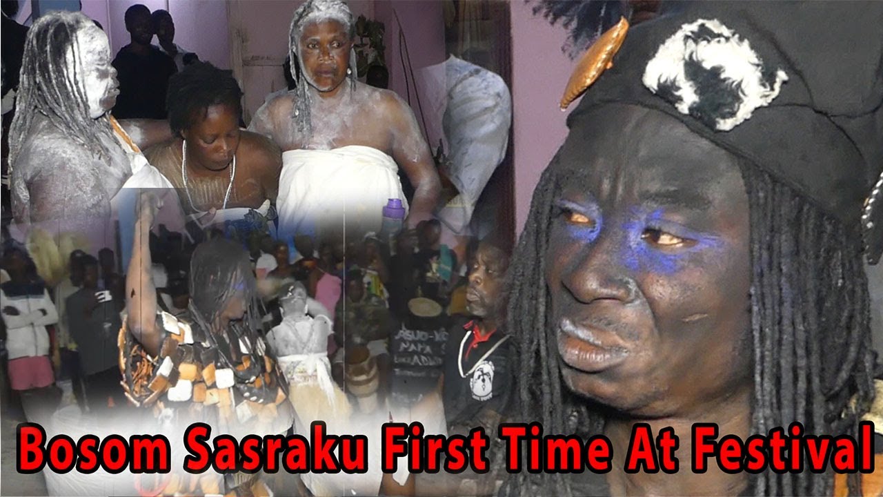 For the first time ever, Bosom Sasraku appears at a festival with his gun | SuroWiase
