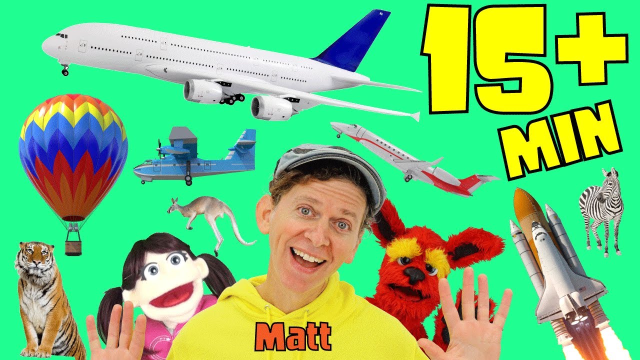 Airplanes and More | What Do You See? Song | My First 100 Words Songs