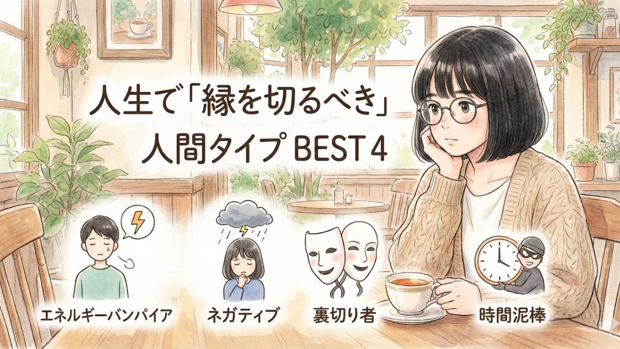 人生で「縁を切るべき」人間タイプ BEST 4