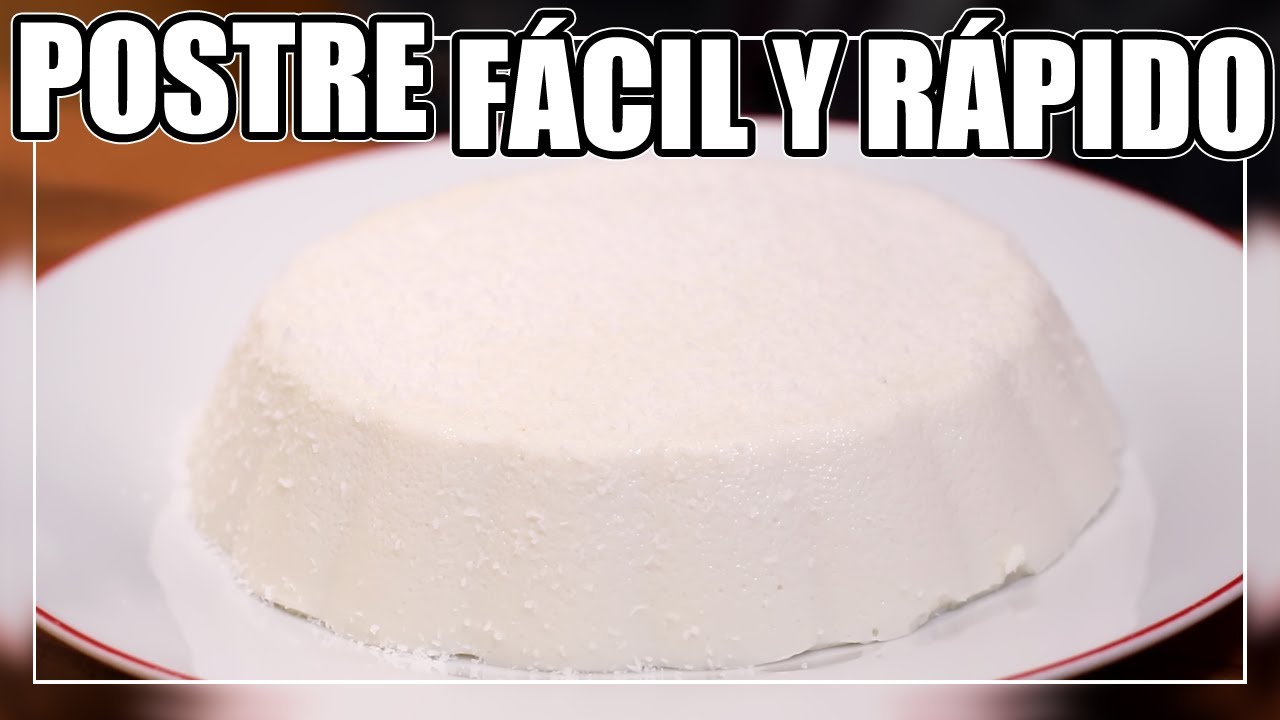 Postre de COCO, SOLO 3 INGREDIENTES SIN Horno | RÁPIDO, DELICIOSO