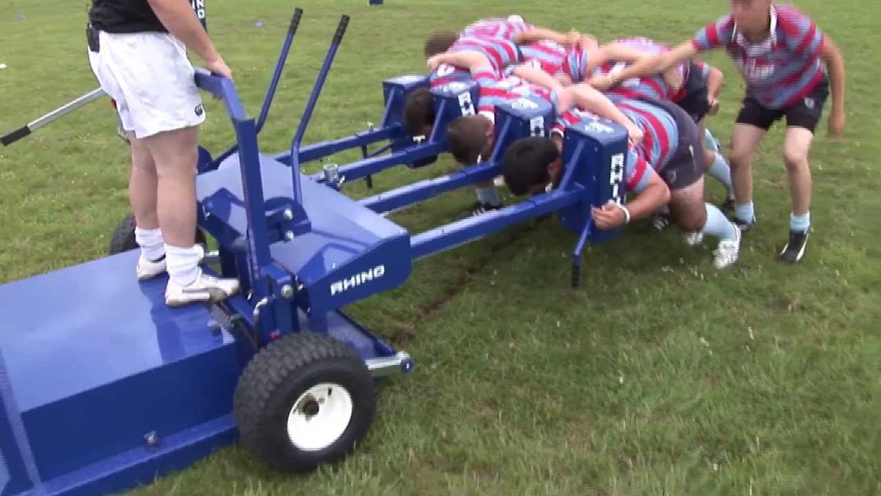 Rhino Rugby Dictator Scrum Machine with Mark Regan