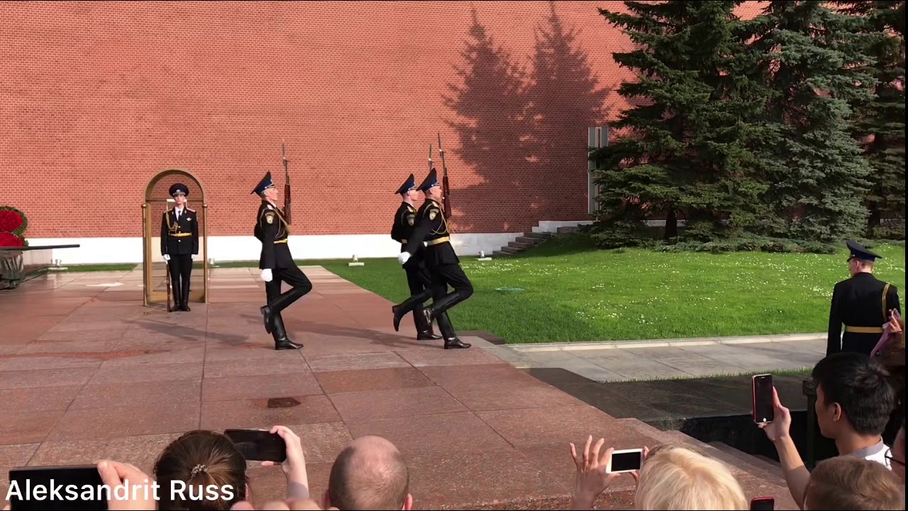 Смена караула у Вечного Огня в Москве май 2019 редкое видео. NEW.