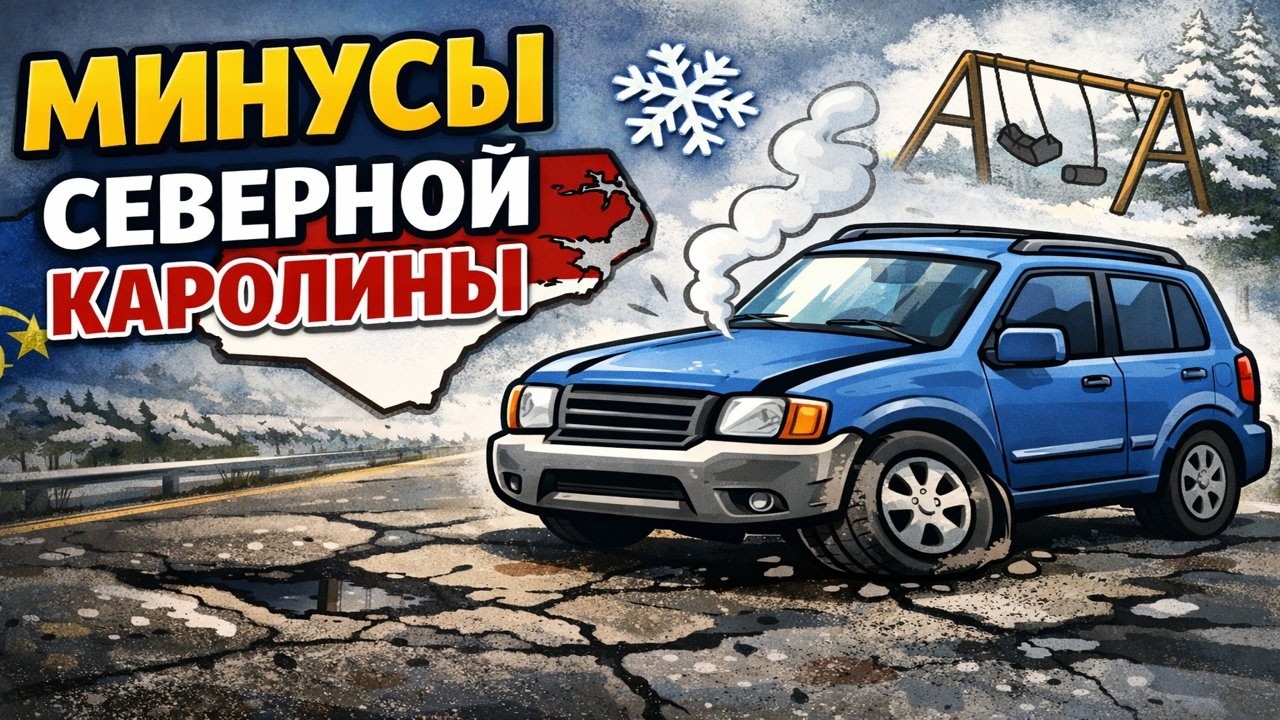 Минусы Северной Каролины о которых мы не знали