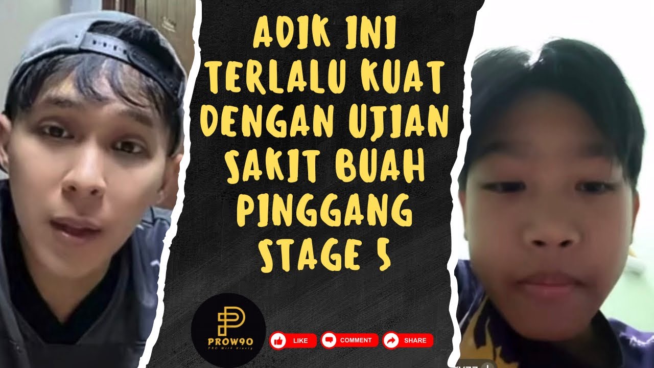 ADIK NI TERLALU KUAT MENGHADAPI UJIAN SAKIT BUAH PINGGANG STAGE 5 | 08.03.2026