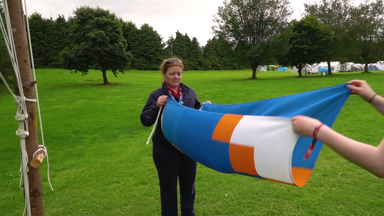 Flags and Girl Guides!