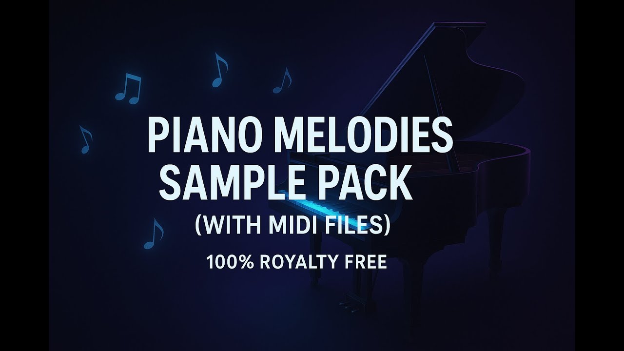 Piano Melodies Sample Pack (With MIDI Files) – 100% Royalty Free