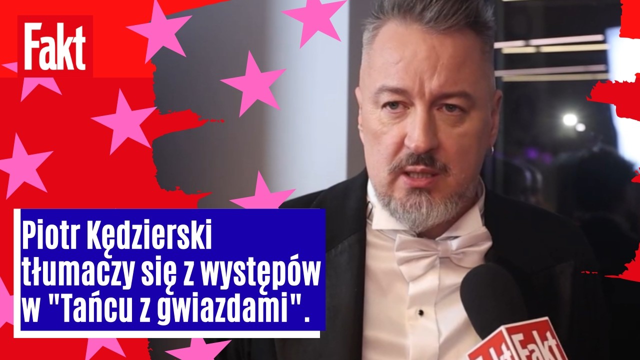 Piotr Kędzierski tłumaczy się z występów w 