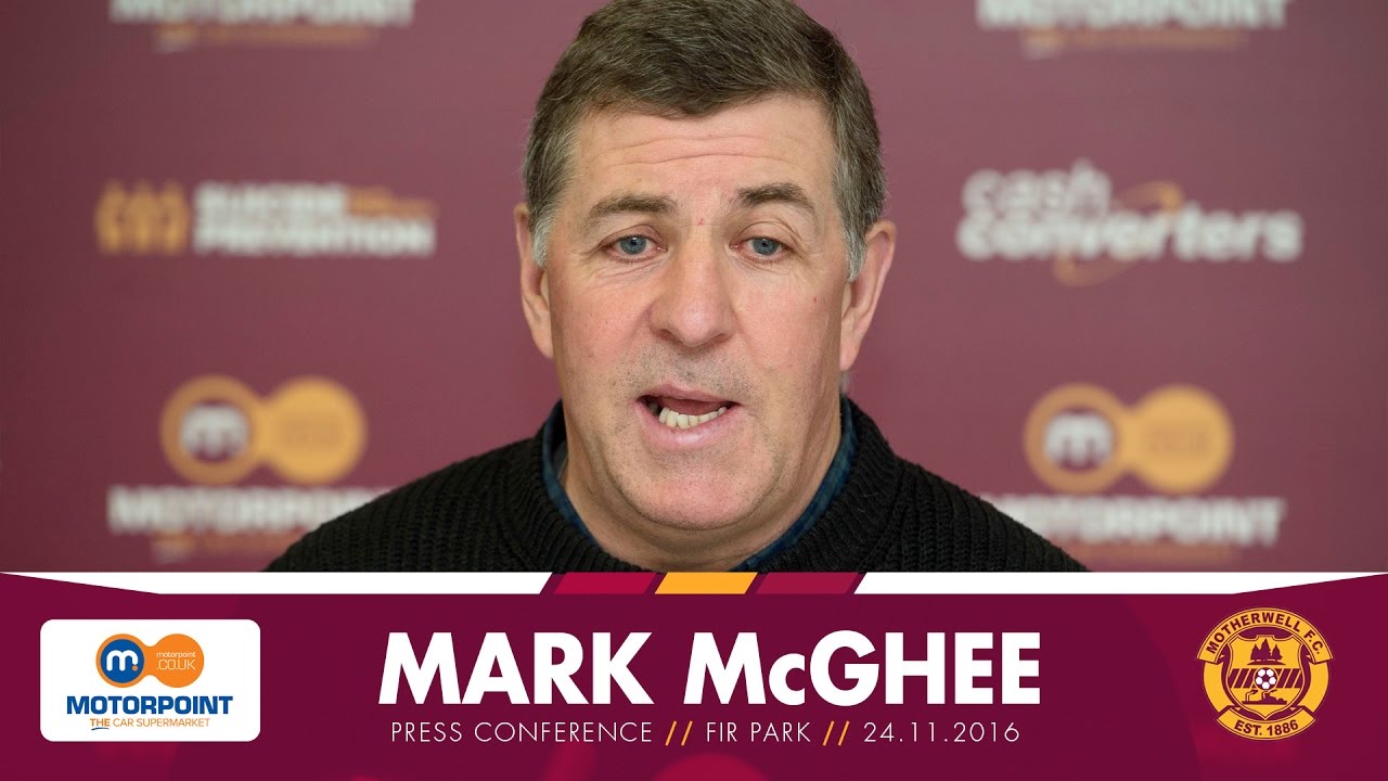 PRESS I Mark McGhee pre Hearts