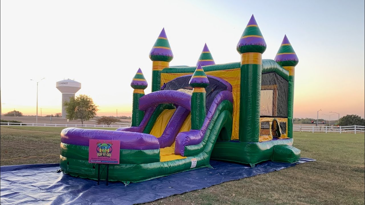 Amazon Adventure Dual Lane Bounce House Combo