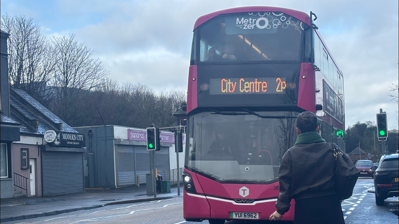 Ride onboard Translink Metro Electroliner 3662 - 2p Belfast