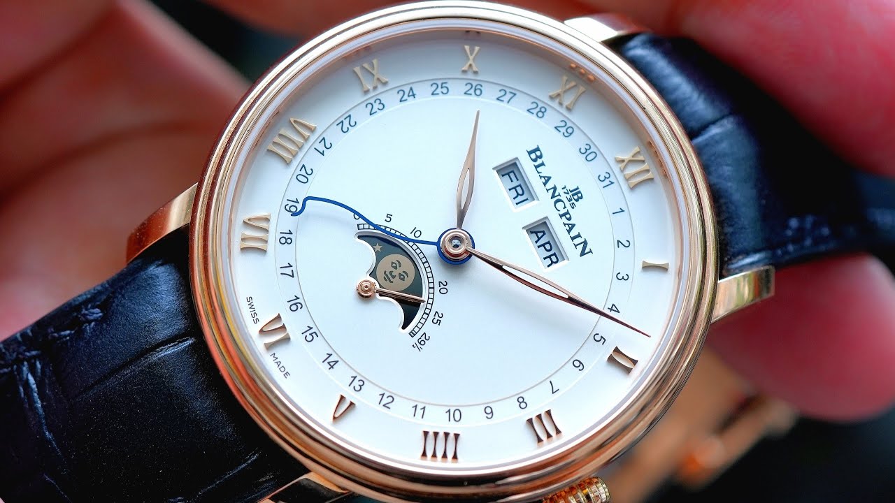 [Đẹp & Tinh Tế] Blancpain Villeret Complete Calendar 38mm 6264-3642-55B | Hotline 0982298881