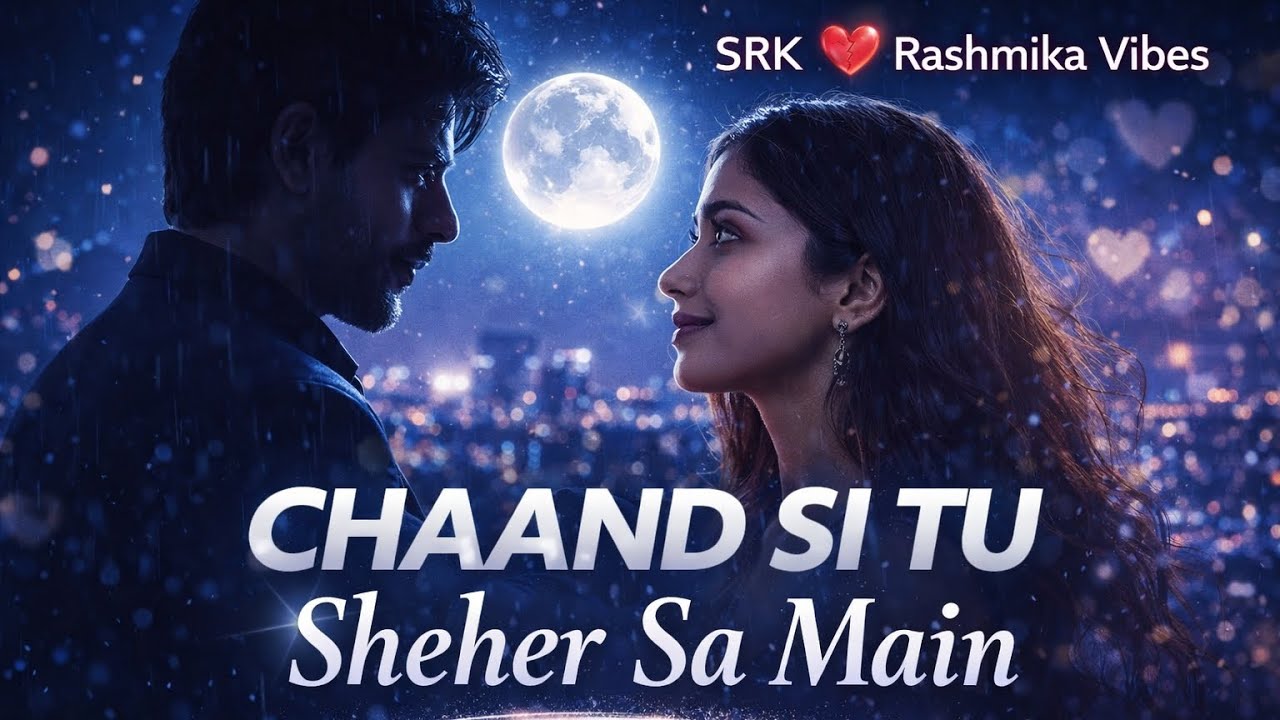 Chaand Si Tu Sheher Sa Main | SRK ❤️ Rashmika Inspired Romantic Song 2026 | Guru melody ai 