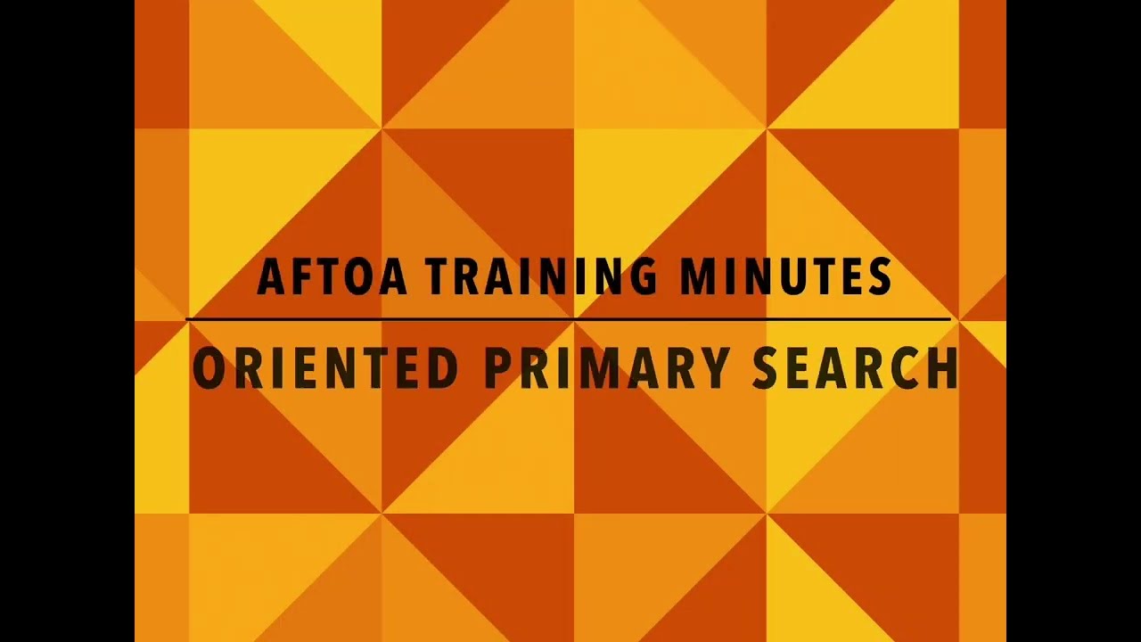 AFTOA Training Minutes - Primary Search