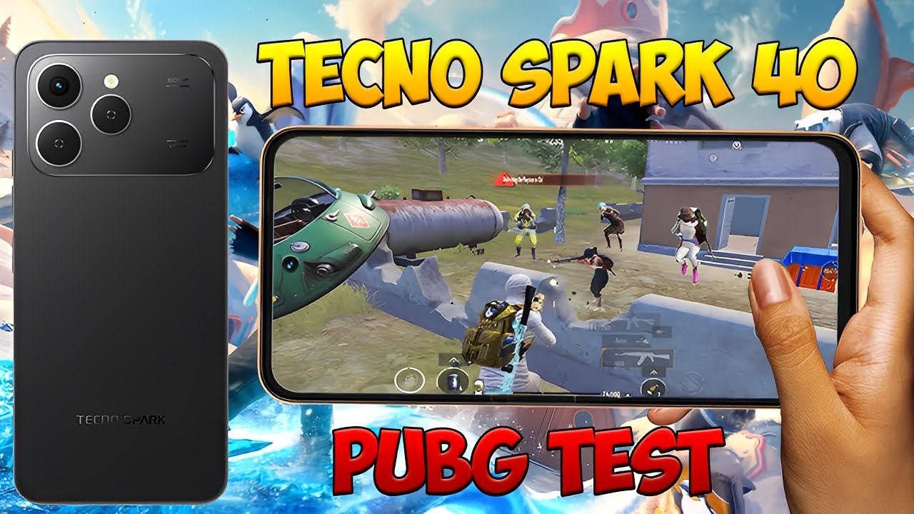 Tecno Spark 40 PUBG Test 🔥 Budget Phone Gaming Review
